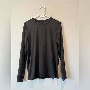 Crane Black Long Sleeve Shirt